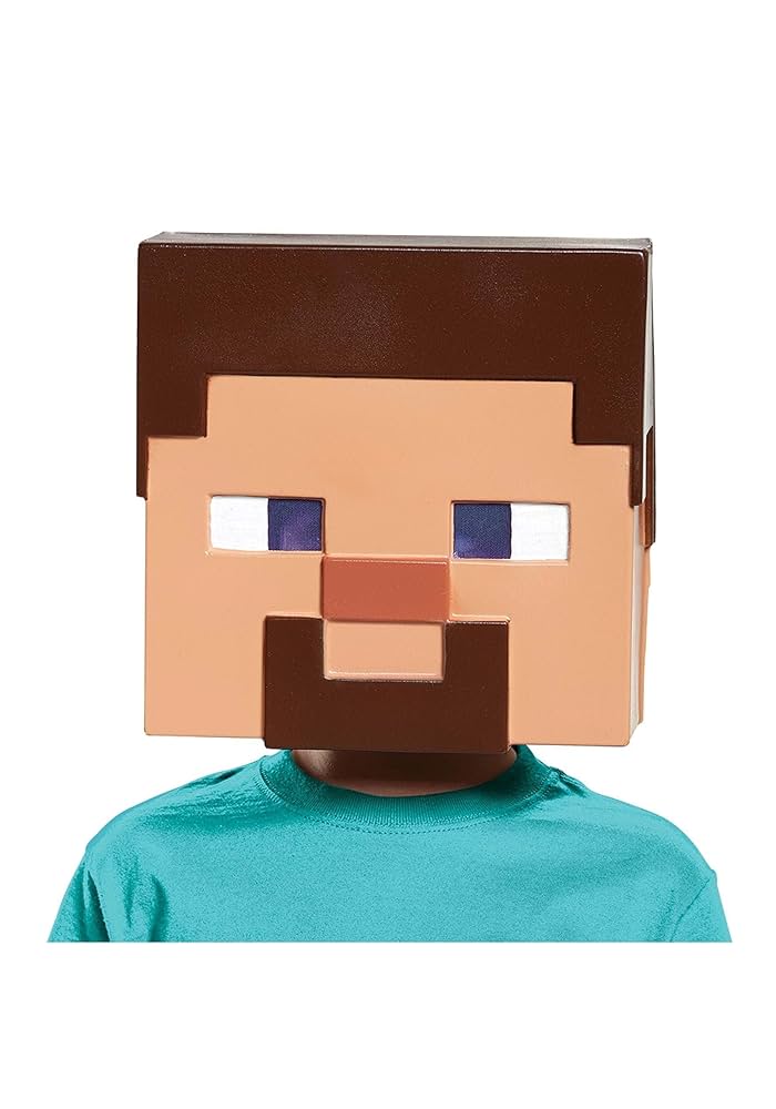 Amazon.co.jp: Minecraft - Steve Vacuform 子供マスク One Size